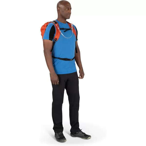 Osprey Skarab Mens Hiking Backpack with Hydraulics ReservoirFirestarter Orange