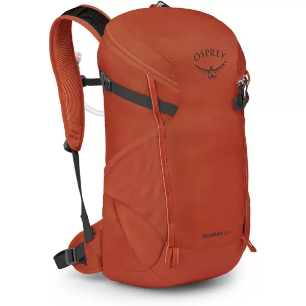 Osprey Skarab Mens Hiking Backpack with Hydraulics ReservoirFirestarter Orange