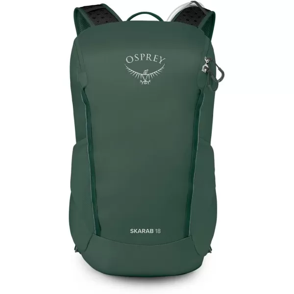Osprey Skarab Mens Hiking Backpack with Hydraulics ReservoirTundra Green