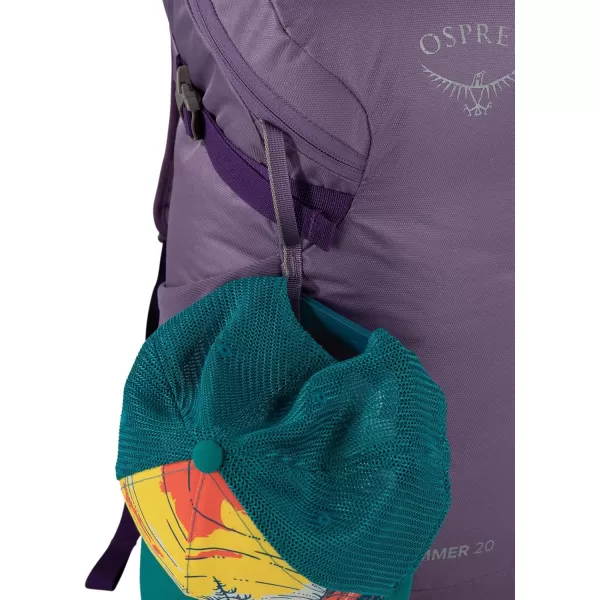Osprey Skimmer 20L Womens Hiking Backpack with Hydraulics Reservoir Purpurite Purple