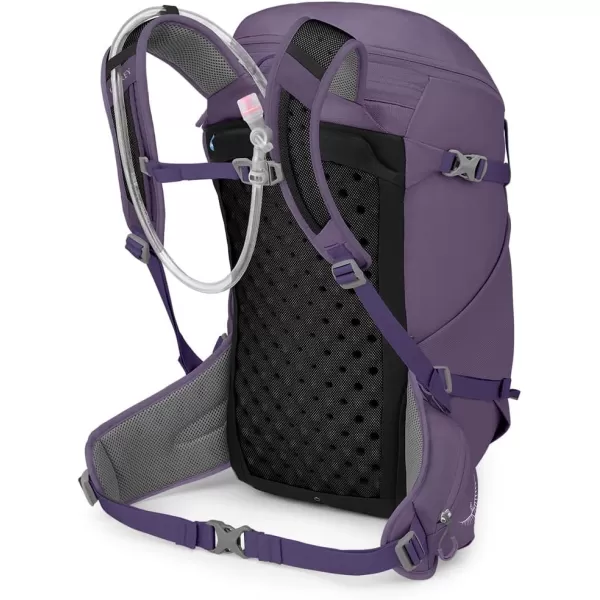 Osprey Skimmer 28L Womens Hiking Backpack with Hydraulics Reservoir Purpurite Purple