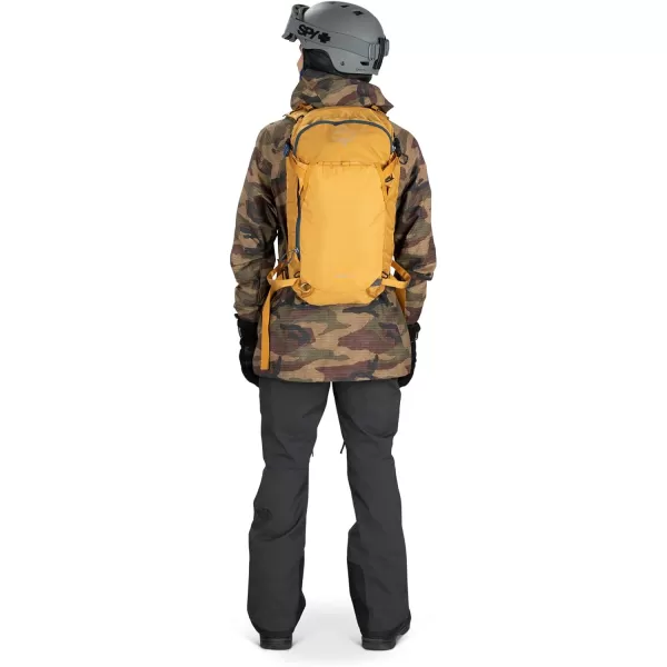 Osprey Soelden 42L Mens Ski and Snowboard Backpack BlackArtisan Yellow