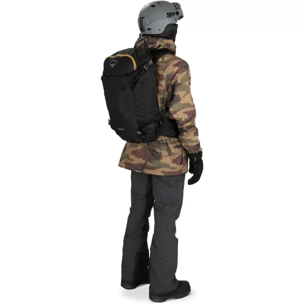 Osprey Soelden 42L Mens Ski and Snowboard Backpack BlackArtisan Yellow