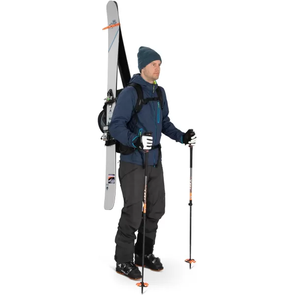 Osprey Soelden 42L Mens Ski and Snowboard Backpack BlackArtisan Yellow