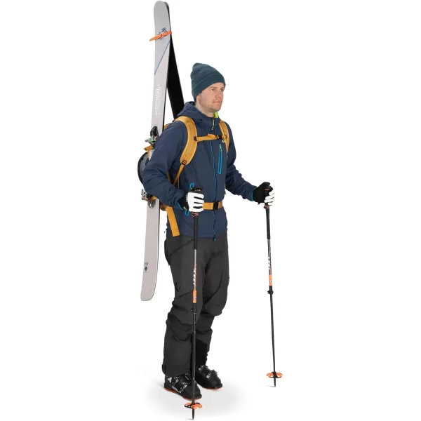 Osprey Soelden 42L Mens Ski and Snowboard Backpack BlackArtisan Yellow