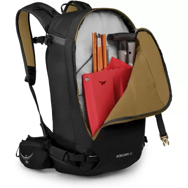Osprey Soelden 42L Mens Ski and Snowboard Backpack BlackBlack