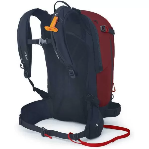 Osprey Soelden 42L Mens Ski and Snowboard Backpack BlackRed Mountain