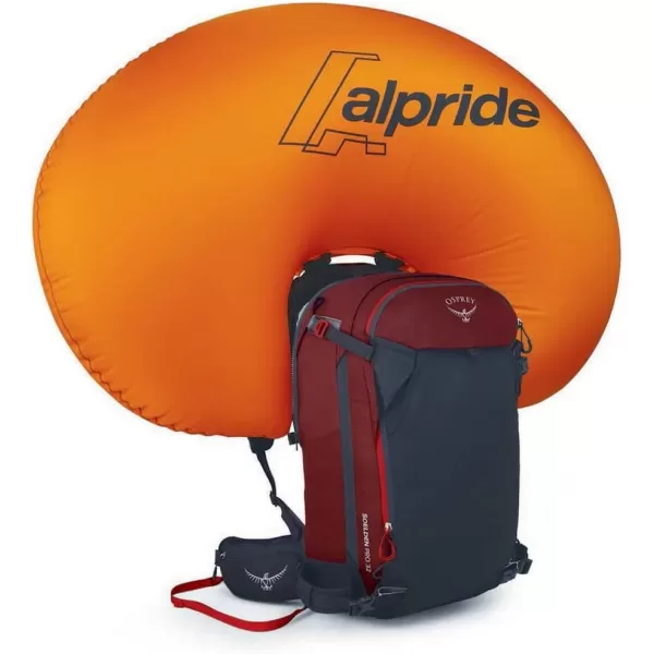 Osprey Soelden 42L Mens Ski and Snowboard Backpack BlackRed Mountain