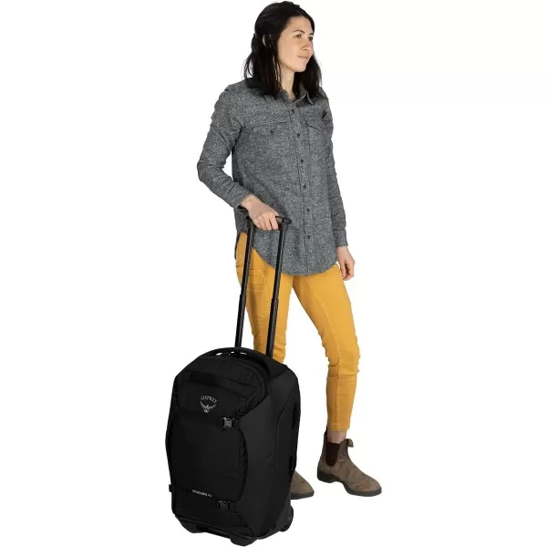 Osprey Sojourn 22quot45L Wheeled Travel Backpack with Harness Koseret GreenBlack