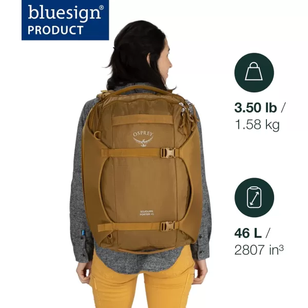 Osprey Sojourn Porter 30L Travel Backpack BlackBrindle Brown