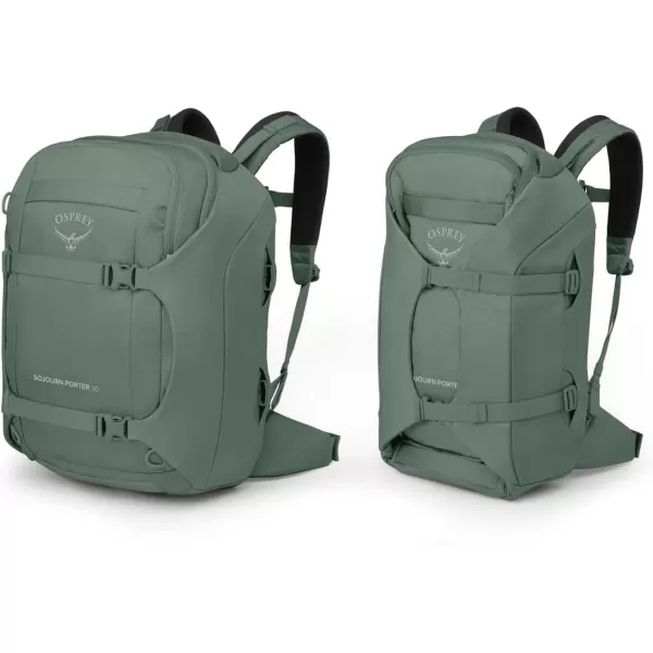 Osprey Sojourn Porter 30L Travel Backpack BlackKoseret Green