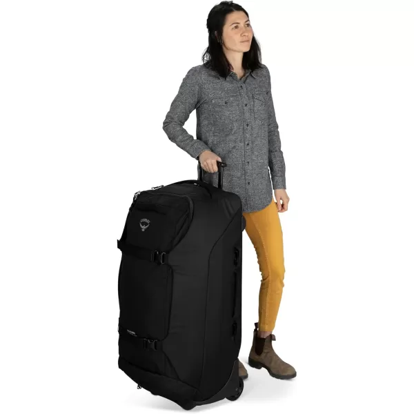 Osprey Sojourn Shuttle 30quot100L Wheeled Duffel Luggage Koseret GreenKoseret Green