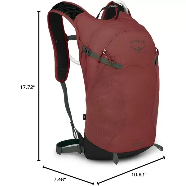 Osprey Sportlite 15L Unisex Hiking Backpack with Hydraulics Reservoir AcornBonsai
