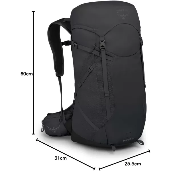 Osprey Sportlite 30L Unisex Hiking BackpackDark Charcoal Grey