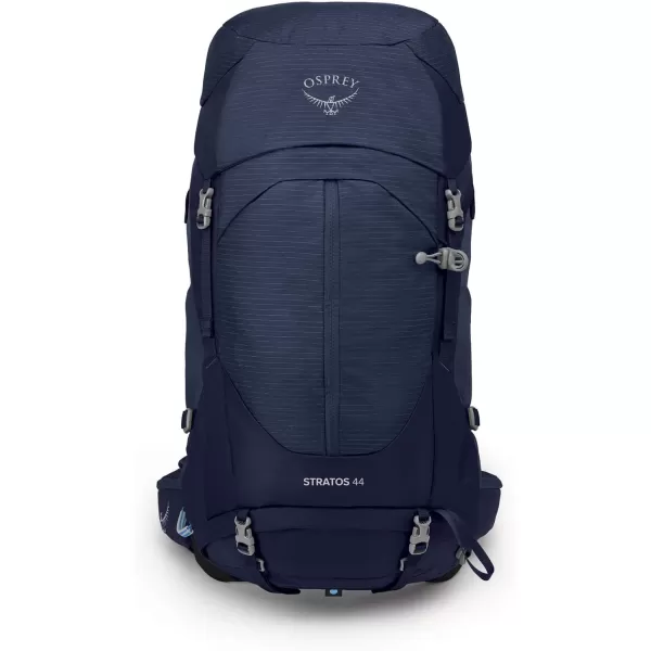 Osprey Stratos 44L Mens Hiking Backpack Cetacean BlueCetacean Blue