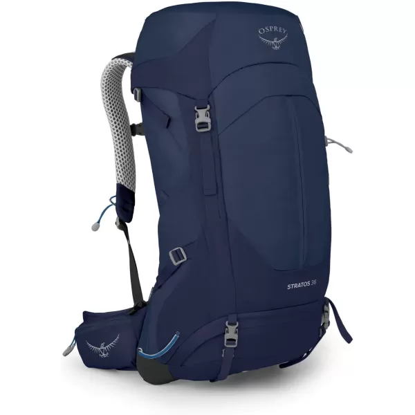 Osprey Stratos 44L Mens Hiking Backpack Cetacean BlueCetacean Blue