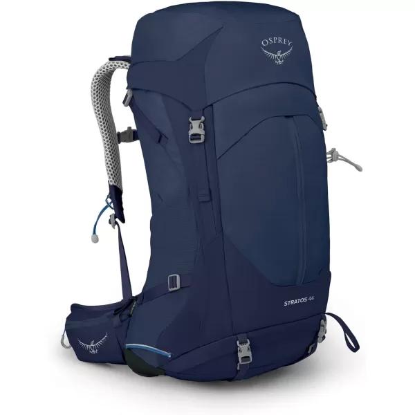 Osprey Stratos 44L Mens Hiking Backpack Cetacean BlueCetacean Blue
