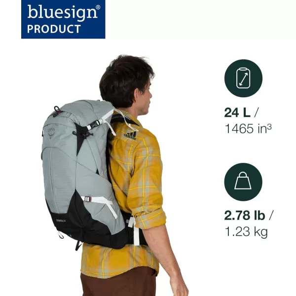 Osprey Stratos 44L Mens Hiking Backpack Cetacean BlueSeaweedMatcha Green