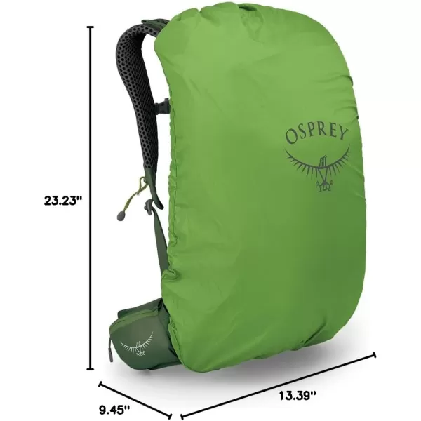 Osprey Stratos 44L Mens Hiking Backpack Cetacean BlueSeaweedMatcha Green
