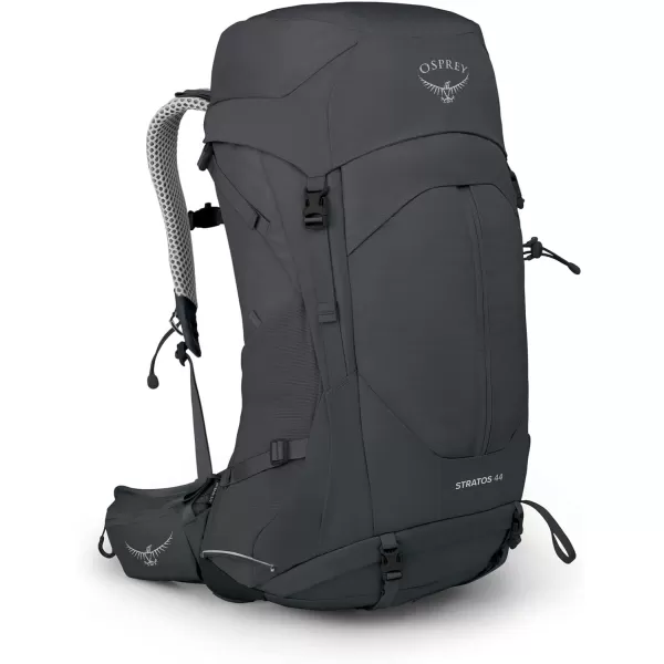 Osprey Stratos 44L Mens Hiking Backpack Cetacean BlueTunnel Vision Grey