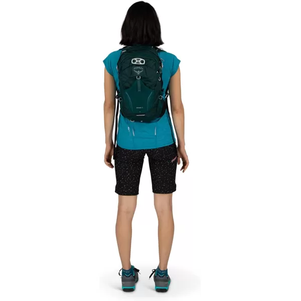 Osprey Sylva 12L Womens Biking Backpack with Hydraulics Reservoir Baikal Green