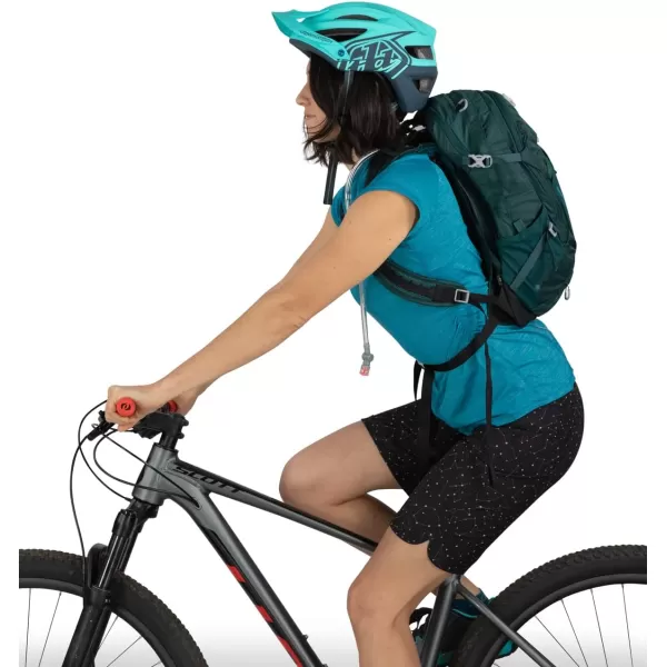 Osprey Sylva 12L Womens Biking Backpack with Hydraulics Reservoir Baikal Green