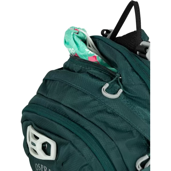 Osprey Sylva 12L Womens Biking Backpack with Hydraulics Reservoir Baikal Green