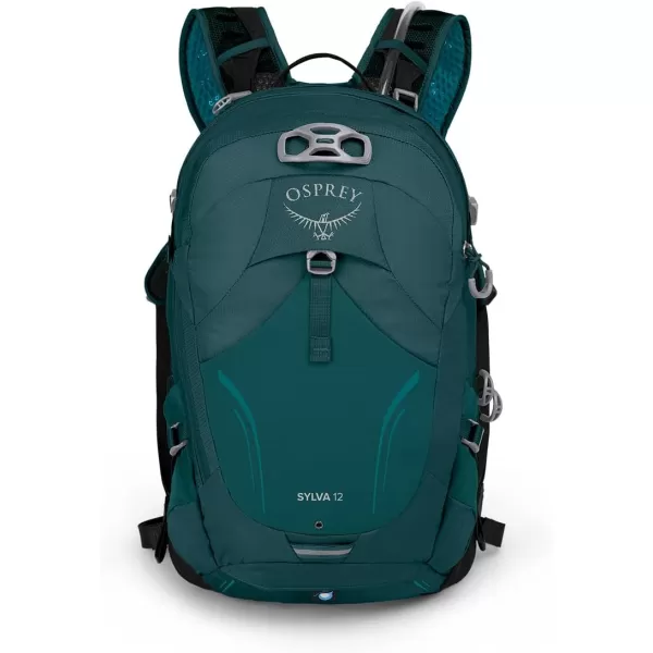 Osprey Sylva 12L Womens Biking Backpack with Hydraulics Reservoir Baikal Green