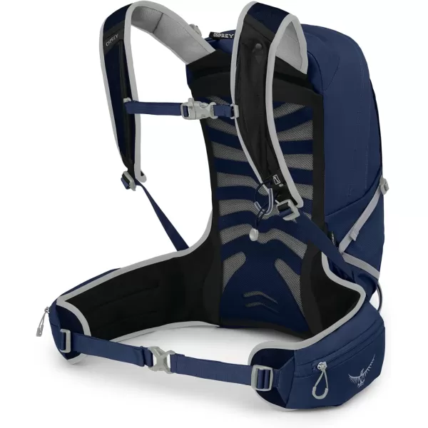 Osprey Talon 22L Mens Hiking Backpack with Hipbelt Green BeltBlack LXLCeramic Blue