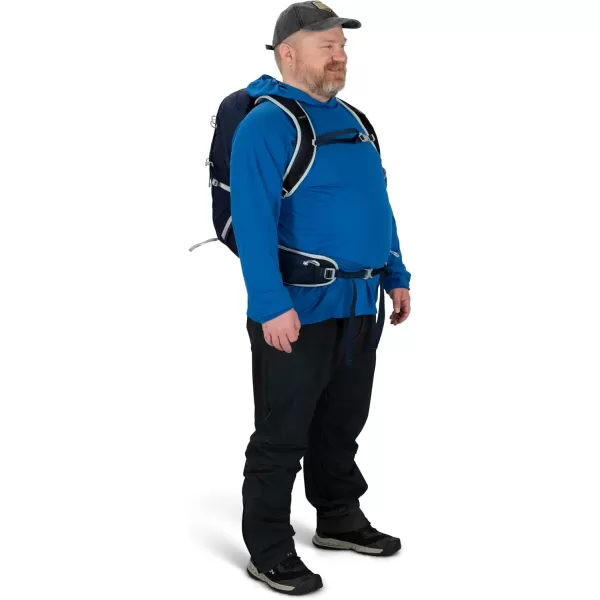 Osprey Talon 22L Mens Hiking Backpack with Hipbelt Green BeltBlack LXLCeramic Blue