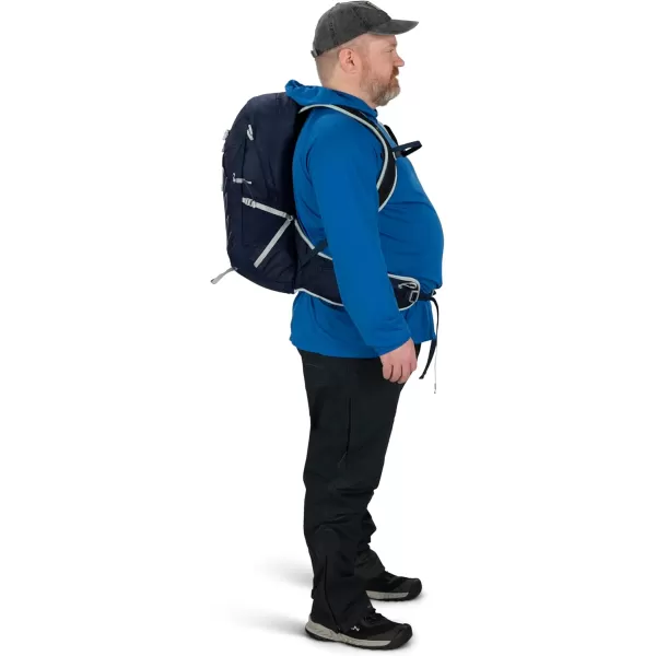 Osprey Talon 22L Mens Hiking Backpack with Hipbelt Green BeltBlack LXLCeramic Blue