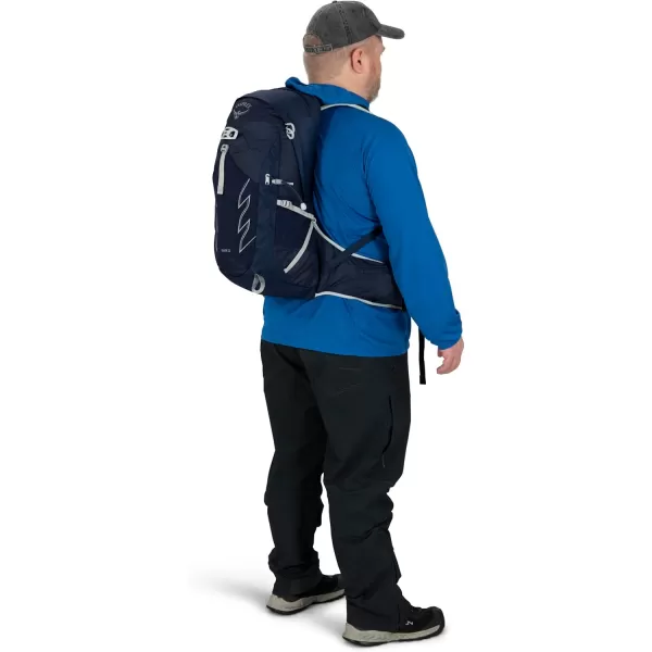 Osprey Talon 22L Mens Hiking Backpack with Hipbelt Green BeltBlack LXLCeramic Blue