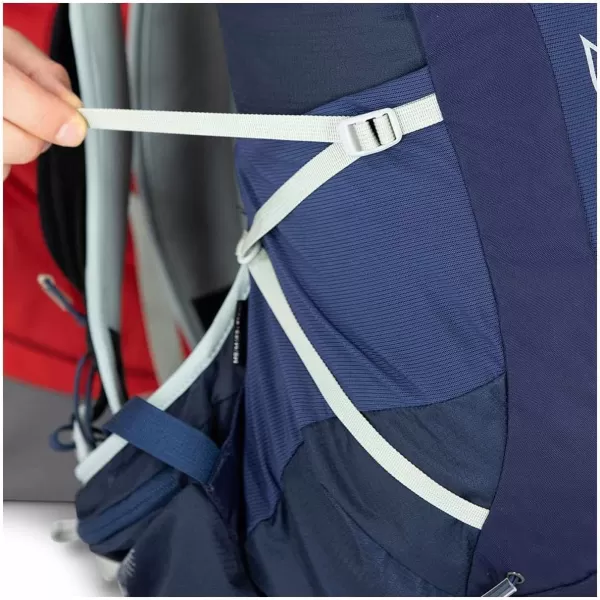 Osprey Talon 22L Mens Hiking Backpack with Hipbelt Green BeltBlack LXLCeramic Blue