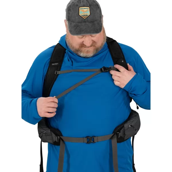 Osprey Talon 22L Mens Hiking Backpack with Hipbelt Green BeltBlack LXLEclipse Grey