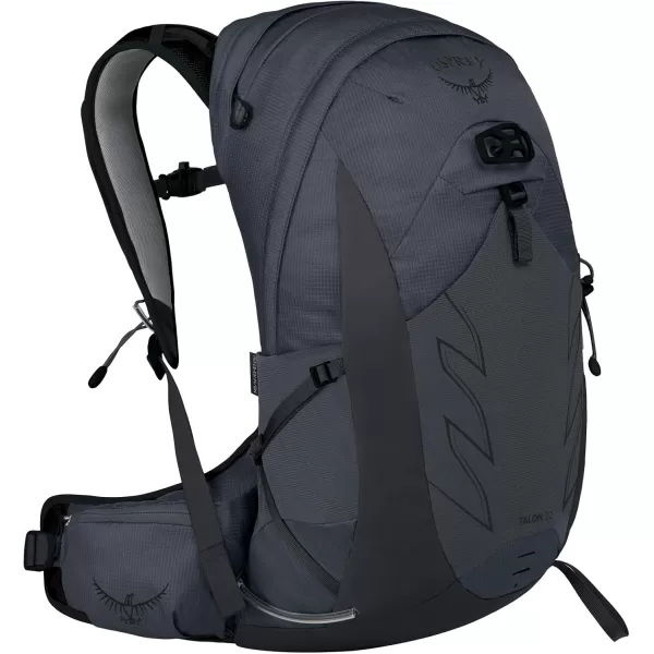 Osprey Talon 22L Mens Hiking Backpack with Hipbelt Green BeltBlack LXLEclipse Grey