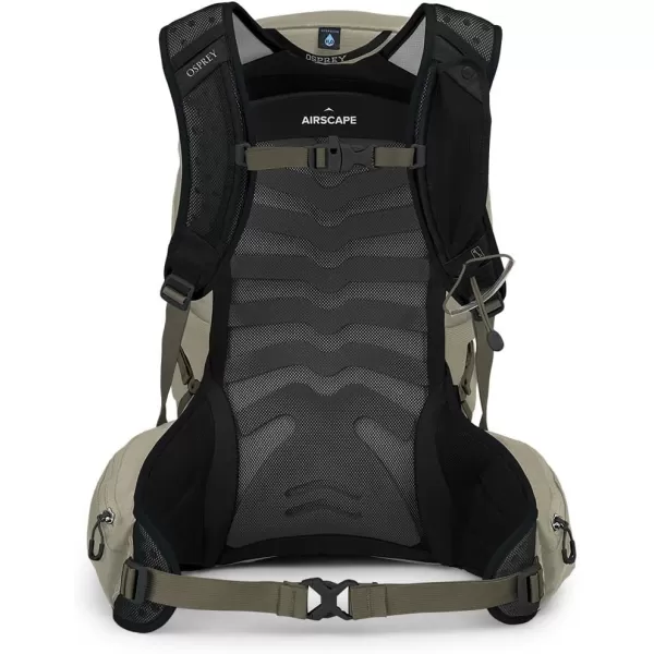 Osprey Talon 22L Mens Hiking Backpack with Hipbelt Green BeltBlack LXLSawdustEarl Grey
