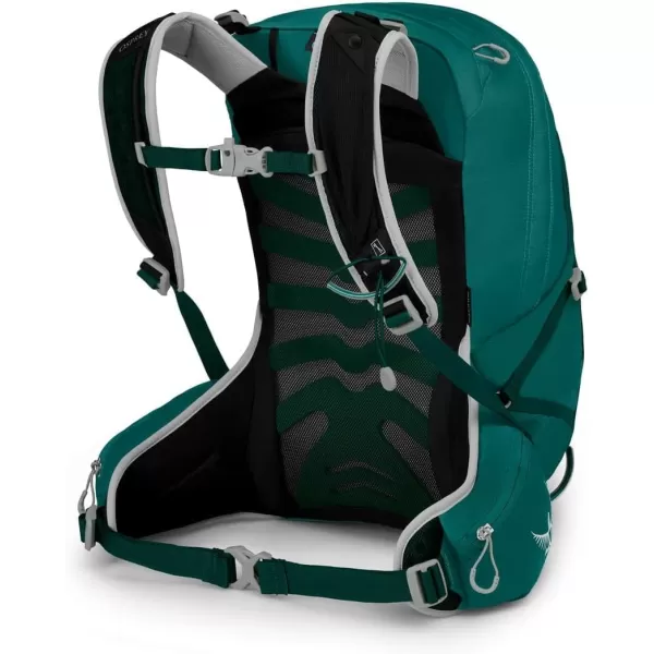 Osprey Tempest 20L Womens Hiking Backpack with Hipbelt Stealth Black WMLJasper Green