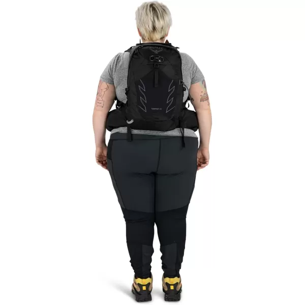 Osprey Tempest 20L Womens Hiking Backpack with Hipbelt Stealth Black WMLStealth Black