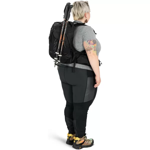 Osprey Tempest 20L Womens Hiking Backpack with Hipbelt Stealth Black WMLStealth Black