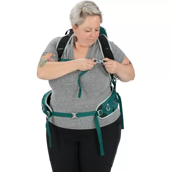 Osprey Tempest 20L Womens Hiking Backpack with Hipbelt Stealth Black WMLStealth Black