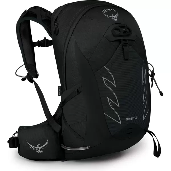 Osprey Tempest 20L Womens Hiking Backpack with Hipbelt Stealth Black WMLStealth Black