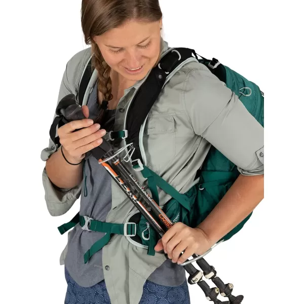 Osprey Tempest 20L Womens Hiking Backpack with Hipbelt Stealth Black WMLStealth Black