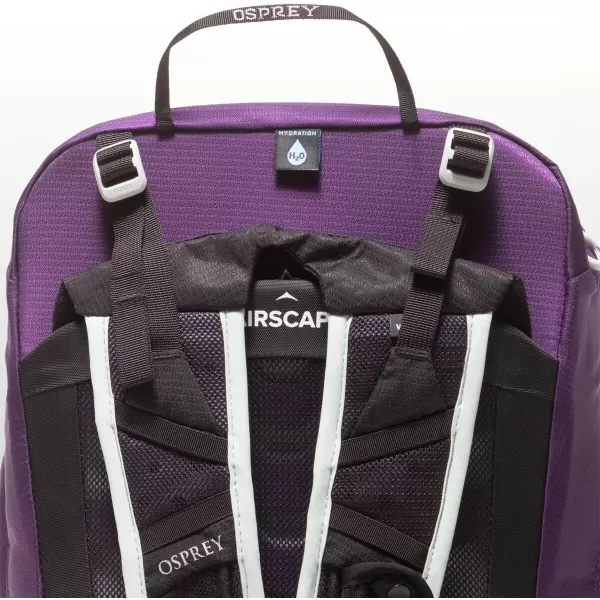 Osprey Tempest 20L Womens Hiking Backpack with Hipbelt Stealth Black WMLViolac Purple