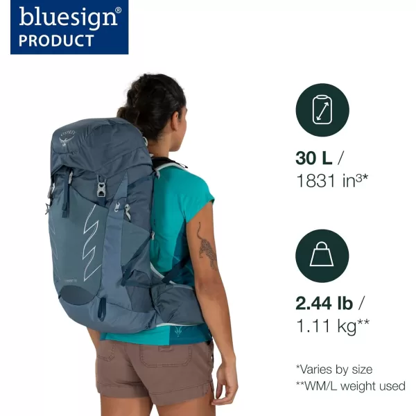 Osprey Tempest 30L Womens Hiking Backpack with Hipbelt Jasper Green WXSSTidalAtlas