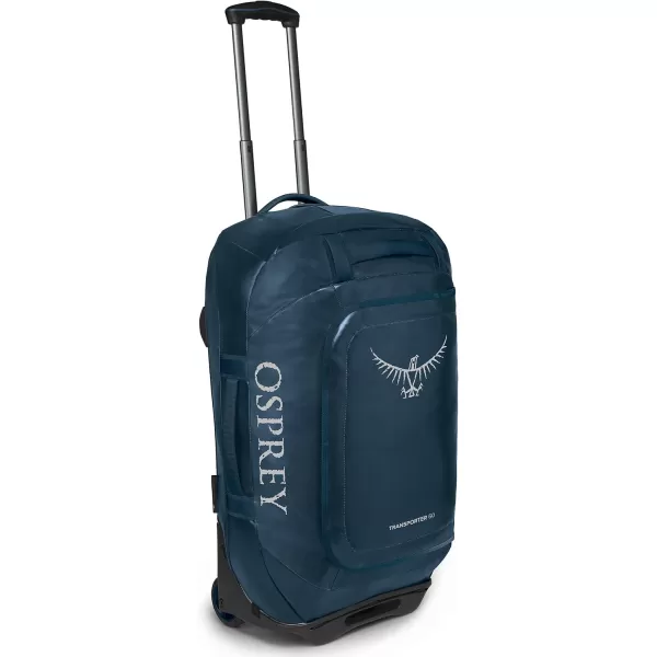 Osprey Transporter 120L Wheeled Travel Duffel Bag BlackVenturi Blue