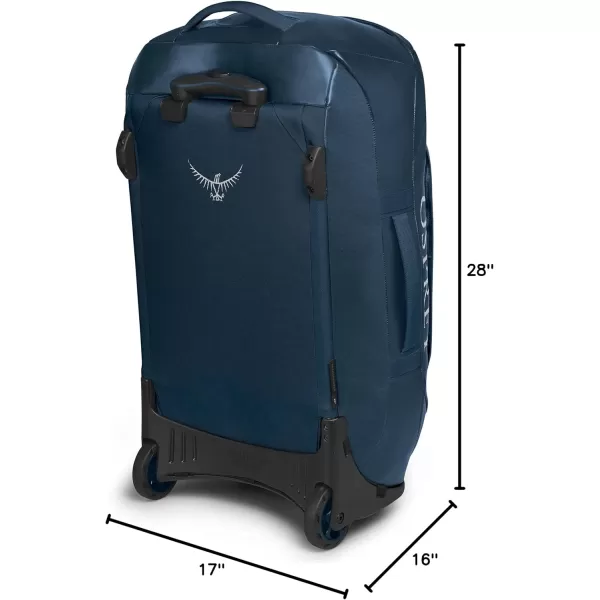 Osprey Transporter 120L Wheeled Travel Duffel Bag BlackVenturi Blue