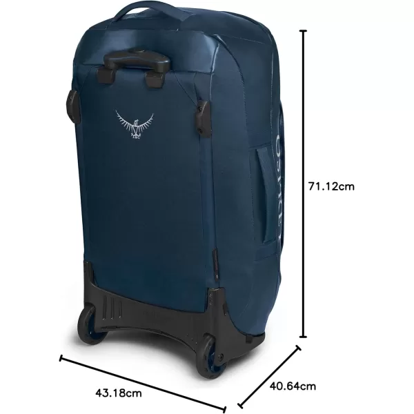 Osprey Transporter 120L Wheeled Travel Duffel Bag BlackVenturi Blue
