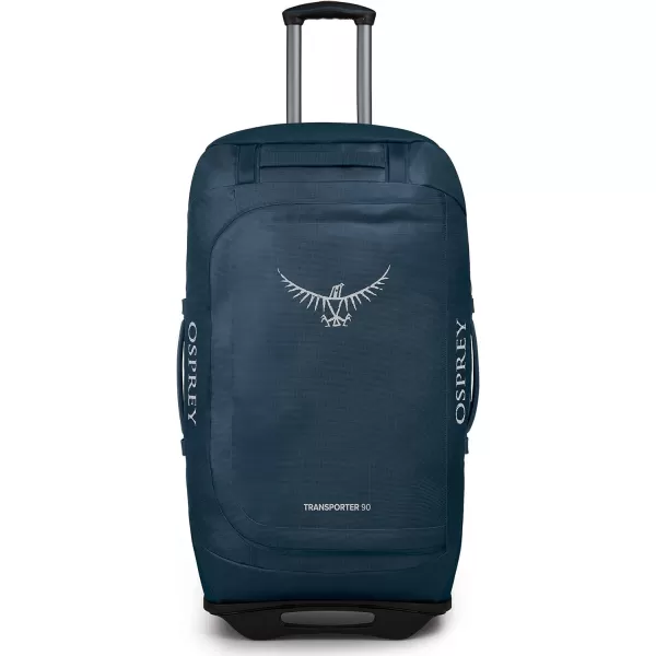 Osprey Transporter 120L Wheeled Travel Duffel Bag BlackVenturi Blue