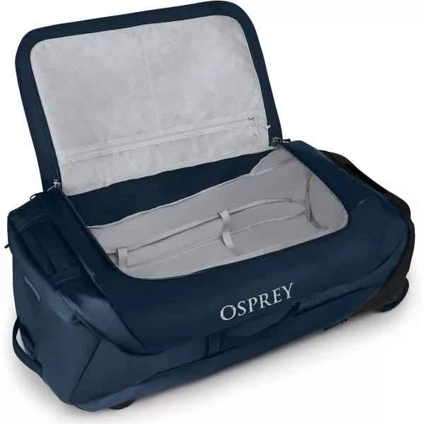 Osprey Transporter 120L Wheeled Travel Duffel Bag BlackVenturi Blue