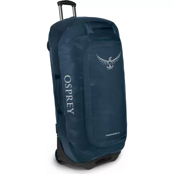 Osprey Transporter 120L Wheeled Travel Duffel Bag BlackVenturi Blue